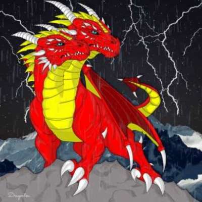 Mythical Creatures #11 - The two headed Dragon (Rare) Profile Picture