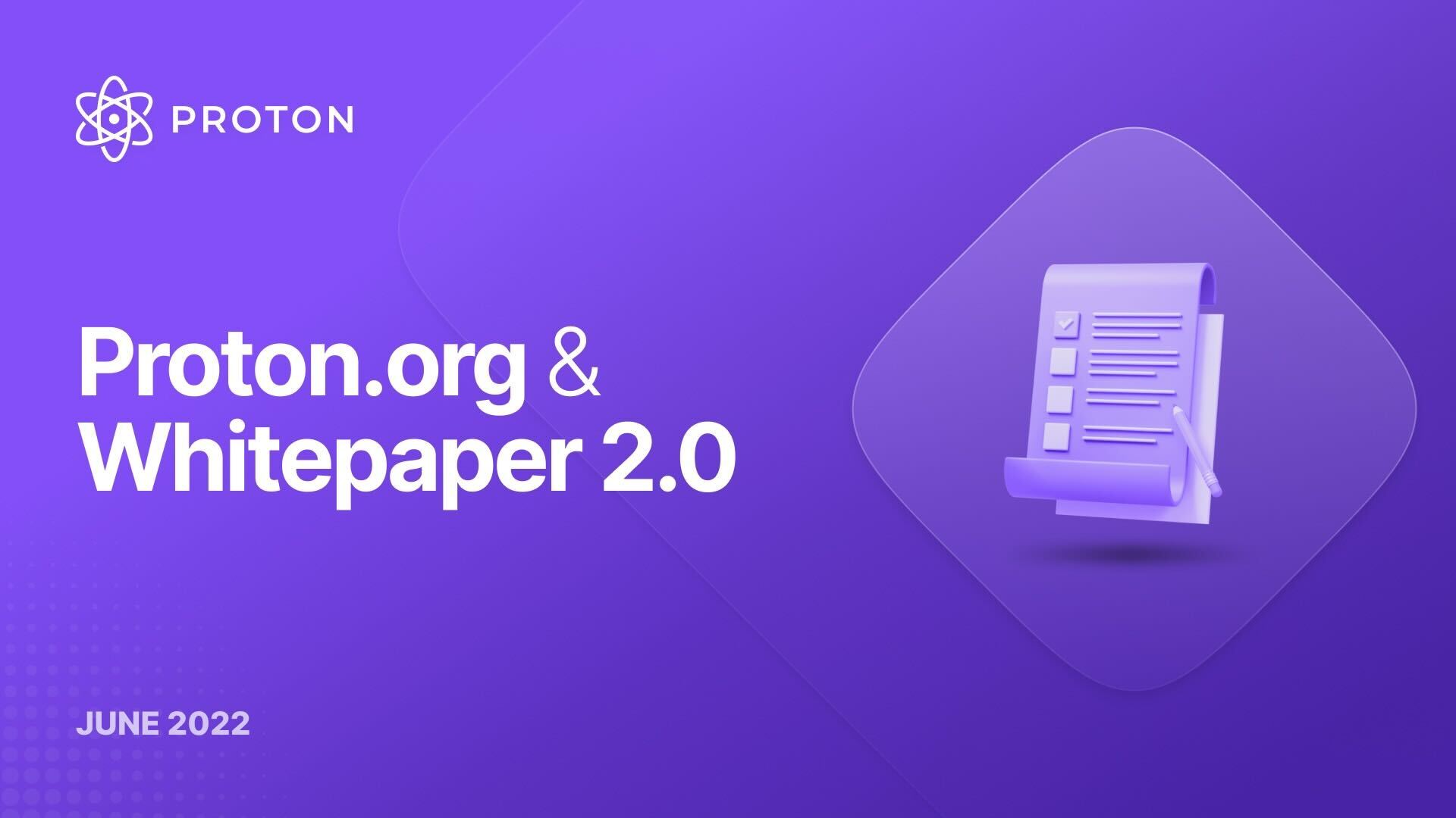 Introducing: Proton.org & Whitepaper v2.0 - Proton Chain Blog