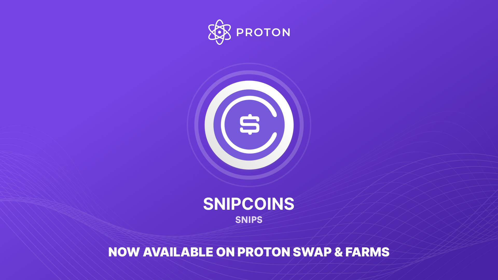 Now on Proton Swap and Yield Farms: Snipcoins (SNIPS)