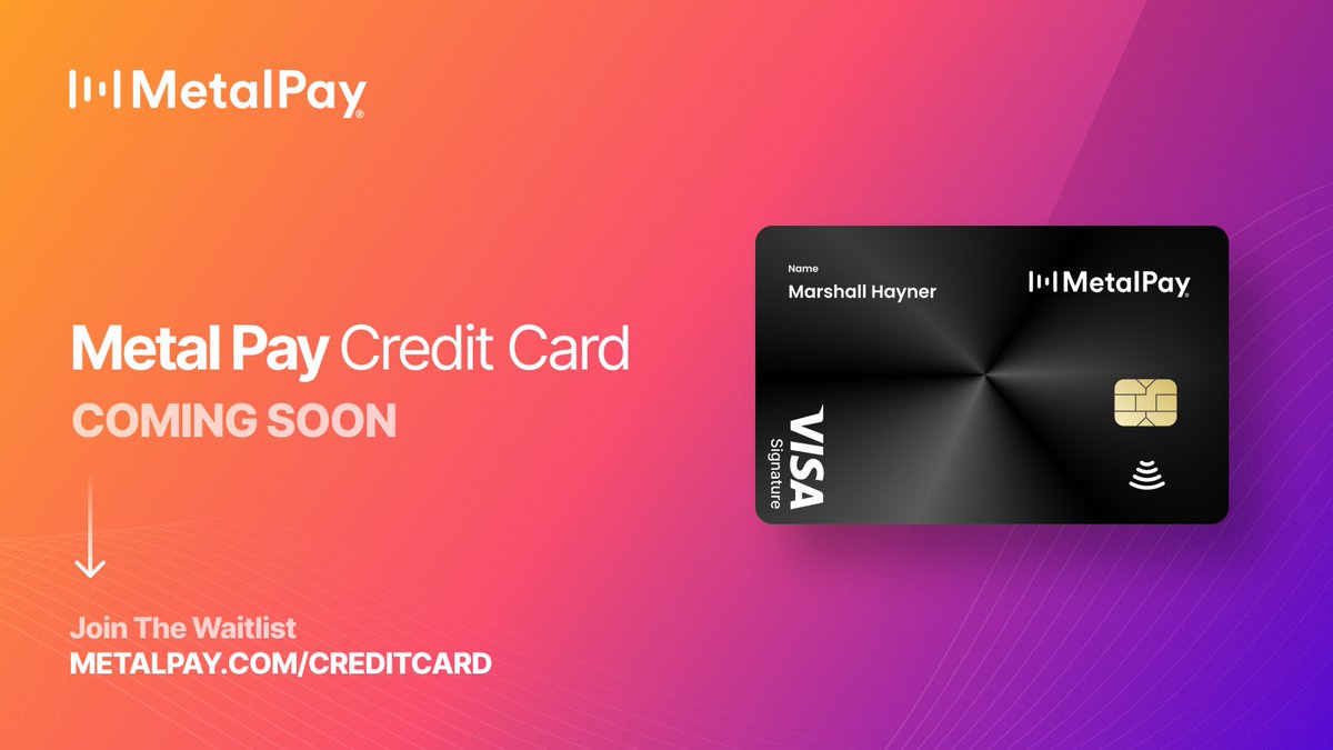 The new Metal Pay Credit Card - Crypto Cash Back - Metal Blog