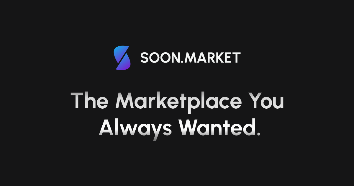 Soon.Market - The Marketplace You Always Wanted.